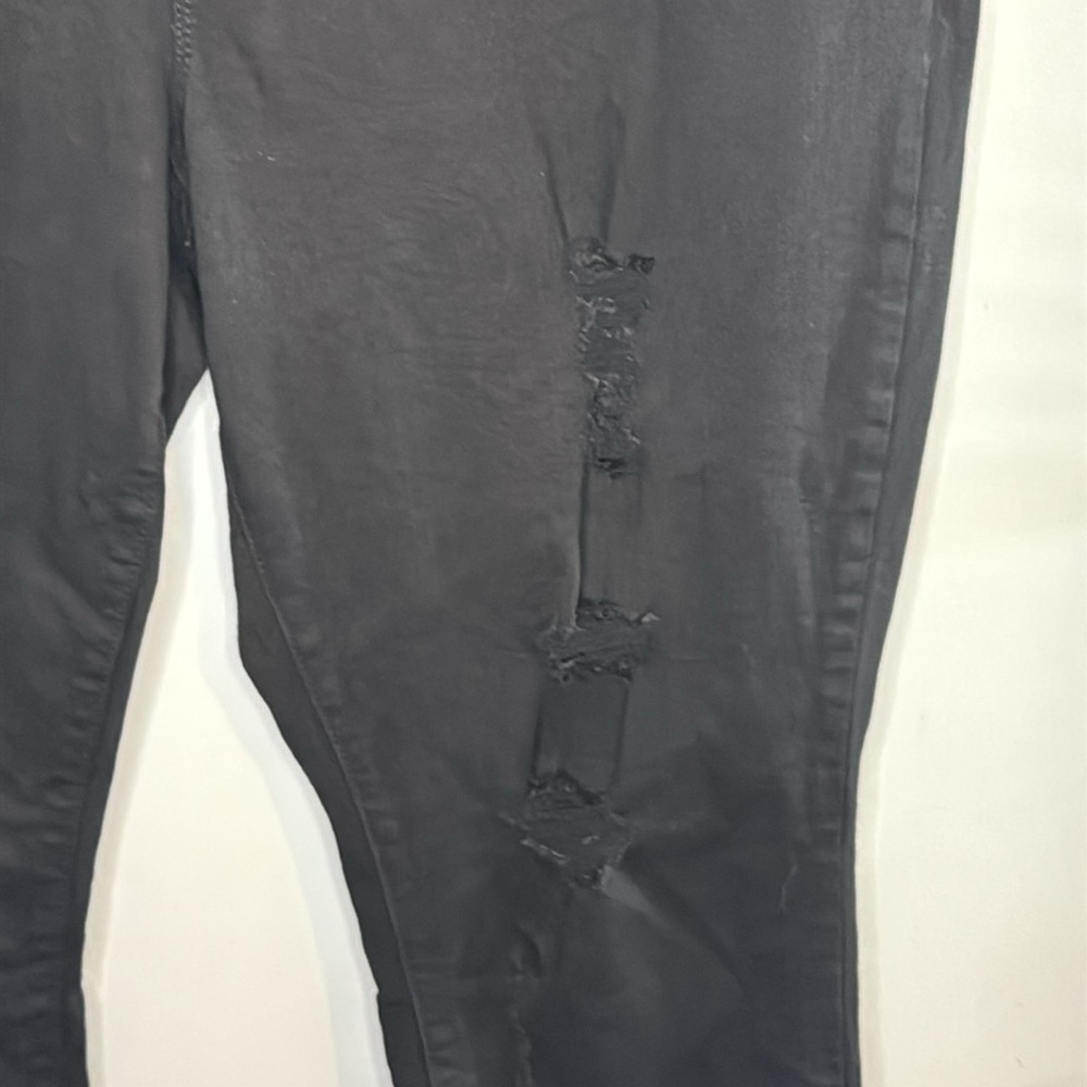 Torrid Jeans Black Skinny High Rise Distressed Stretch in Size 20 NWT - Picture 4 of 16